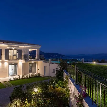 Secluded Elegance At Giem 4 Bedrooms Unmatched Sea Views Private Pool Lush Gardens Dassia, Corfu Villa Dafnila
