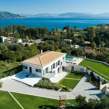 Villa Secluded Elegance At Giem 4 Bedrooms Unmatched Sea Views Private Pool Lush Gardens Dassia, Corfu *