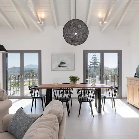 Secluded Elegance At Giem 4 Bedrooms Unmatched Sea Views Private Pool Lush Gardens Dassia, Corfu Villa Dafnila